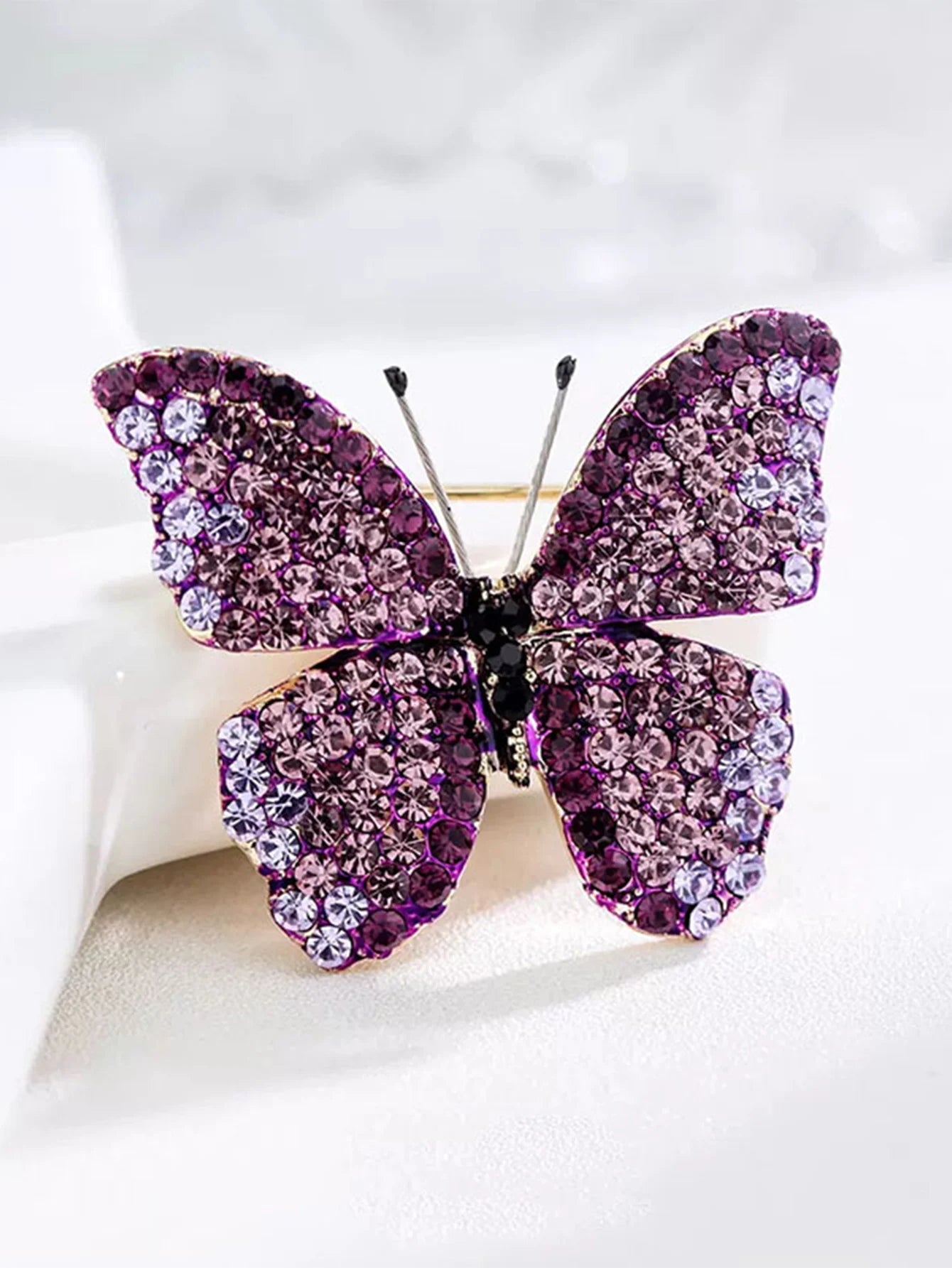 Lovely Butterfly Bee Brooch For Women Shiny Rhinestone Pearl Animal Insect Lapel Pins Wedding Party Coat Dress Jewelry Gifts-045
