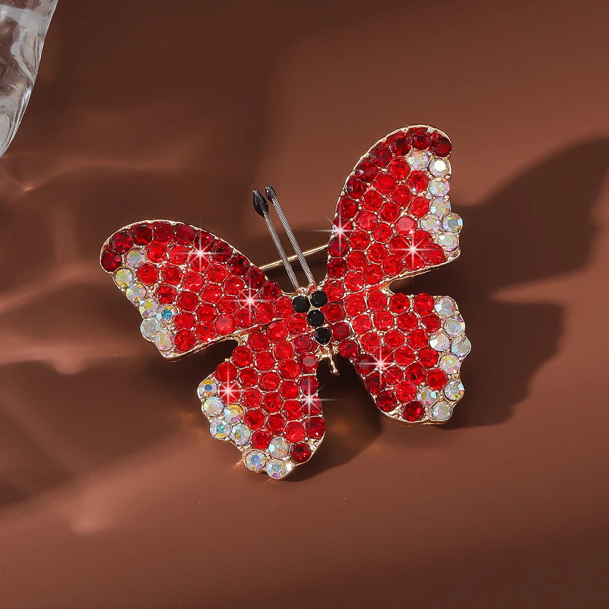 Lovely Butterfly Bee Brooch For Women Shiny Rhinestone Pearl Animal Insect Lapel Pins Wedding Party Coat Dress Jewelry Gifts-045