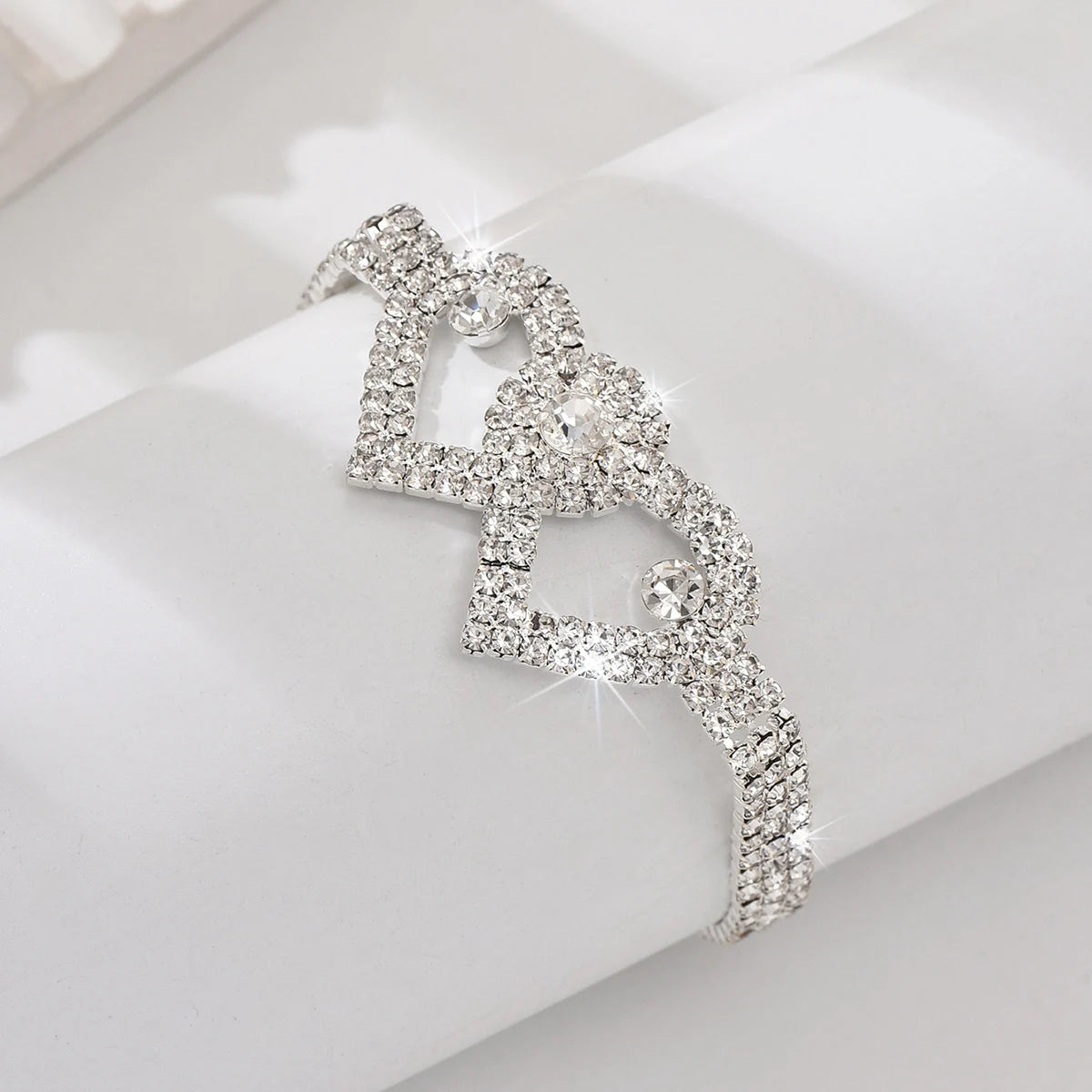 1 Women's Trendy Claw Chain Series Double Peach Heart Feet Chain Outdoor Tourism Beach Banquet Party Festival Gift