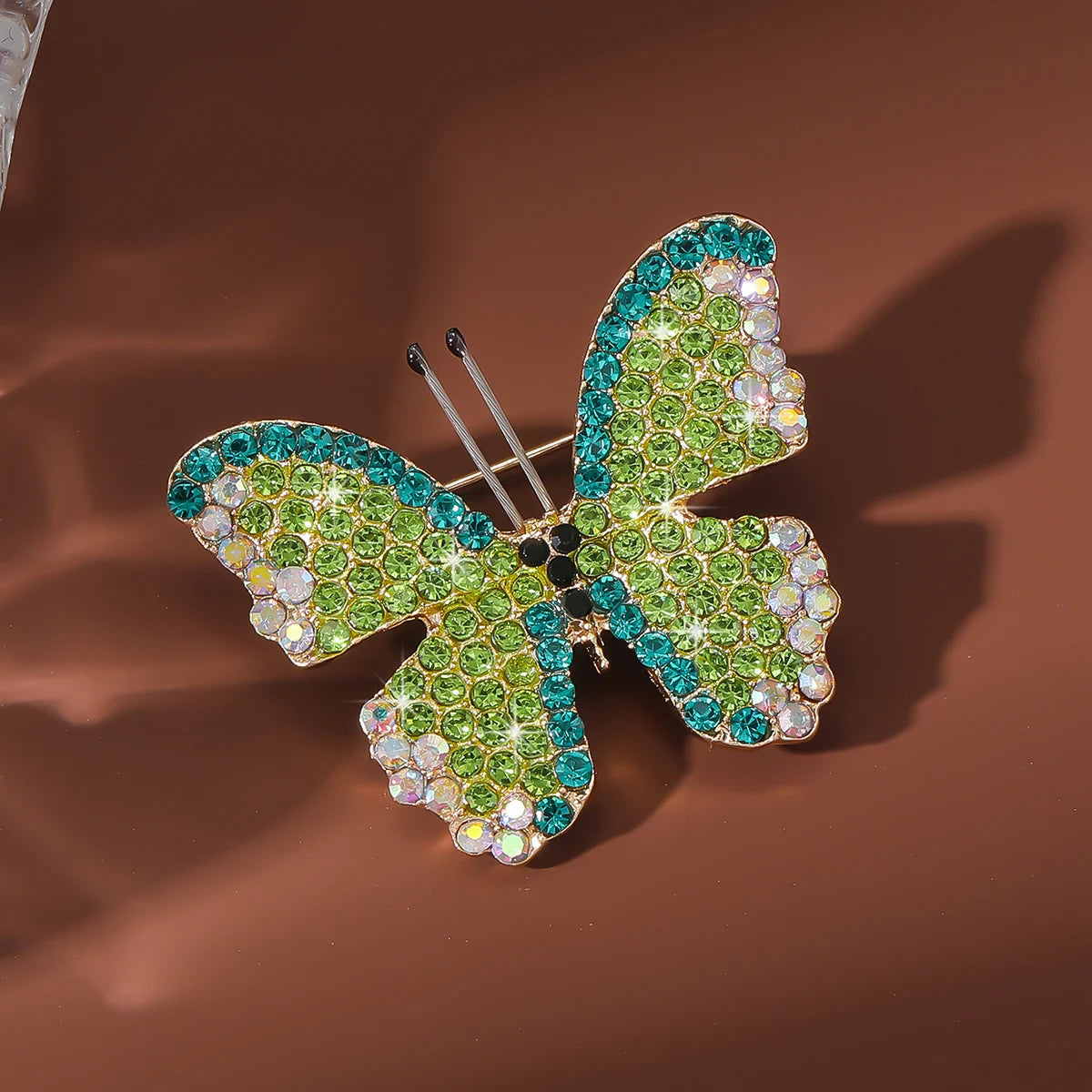 Lovely Butterfly Bee Brooch For Women Shiny Rhinestone Pearl Animal Insect Lapel Pins Wedding Party Coat Dress Jewelry Gifts-045