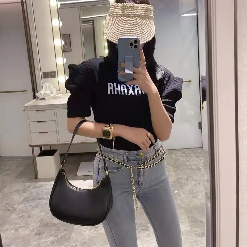 Small Carmpit Bag Female 2024 New Fashion Hot Style All-Match French Niche High-end Shoulder Trendy