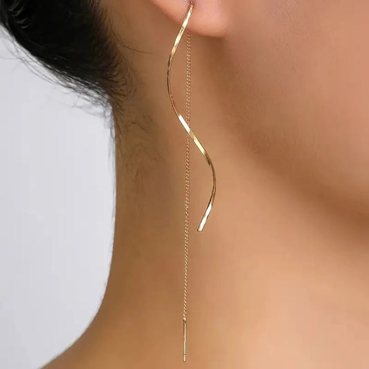 2PC Women's Fashion Simple Light Luxury Earrings Jewelry Accessories Suitable for Date, Party, Festival Gifts